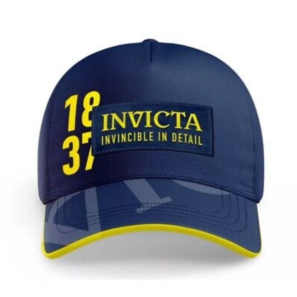 Invicta Gear Baseball Hat Men's - Navy, Yellow NEW
